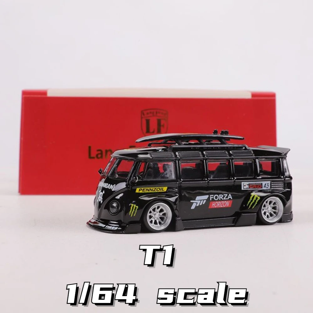 

LF 1/64 Bus RWB T1 Modified Version Toy Car Model Alloy Diecast Mini Scale Collection Model Car Toys for Boys Birthday Souvenir