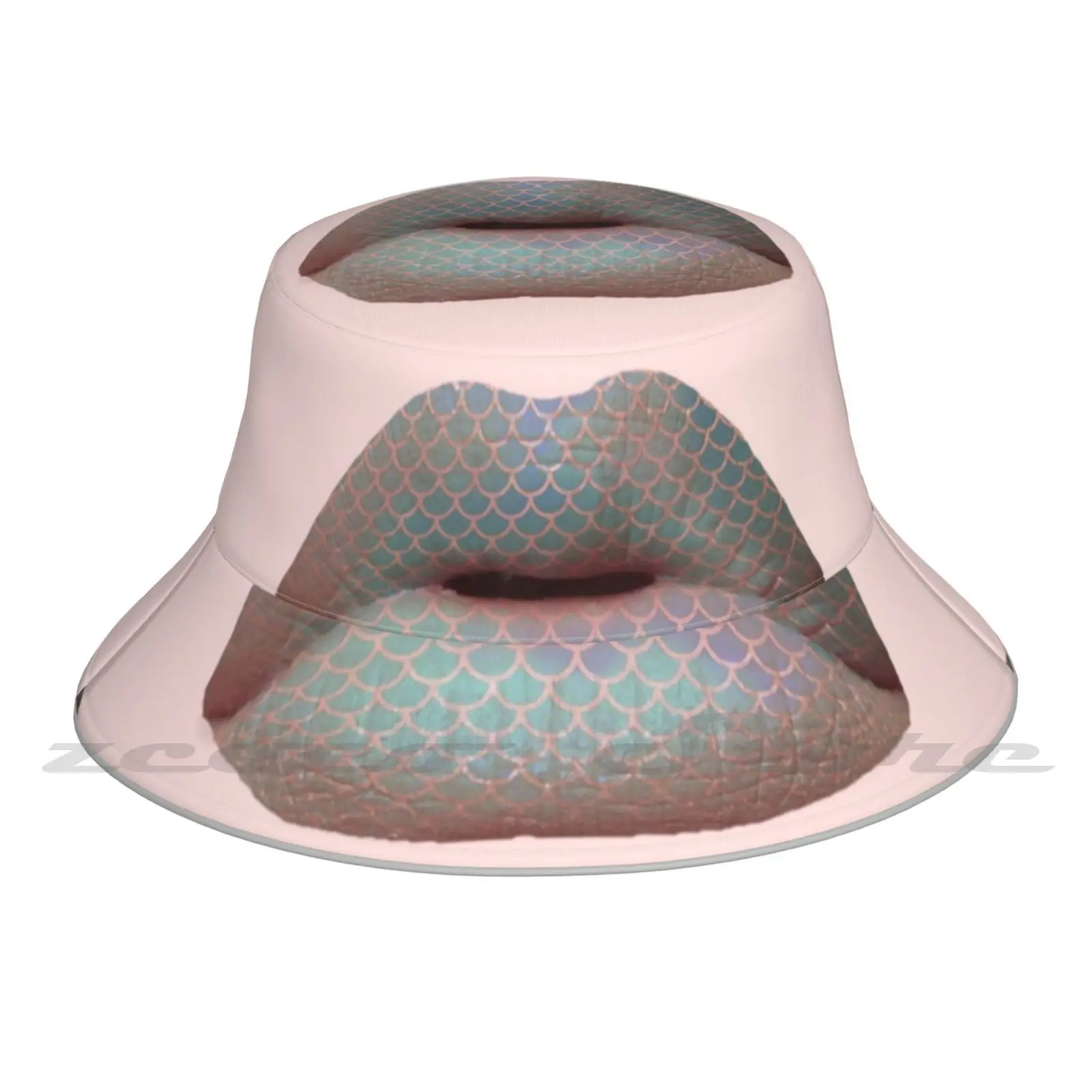 

Kiss Me Scale Me Cap Diy Foldable Sunshade Fashion Leisure Bucket Hat Nolajere Designs Scales Lips Kiss Me