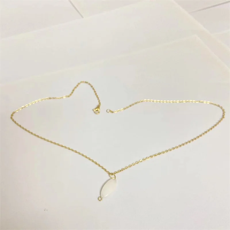 

Hot Sell Shell Charms 316L Stainless Steel Chain Necklaces Pendants Handmade For Best Girls No Fade