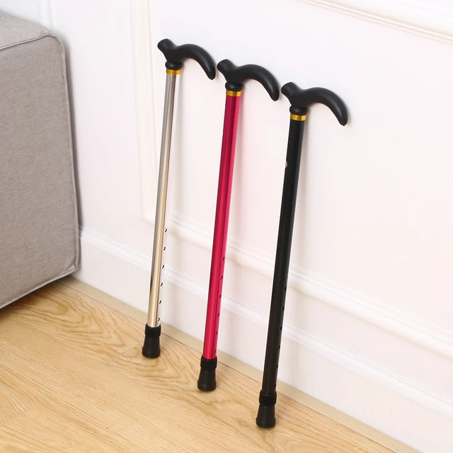 Walking Cane Elder Cane Stickmen Collapsible Telescopic Folding Cane Elder Cane Walking Trusty Sticks For Mothers Elder Fathers