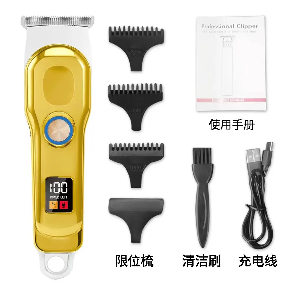 ماكينة قص الشعر الكهربائية الاحترافية القابلة لإعا...