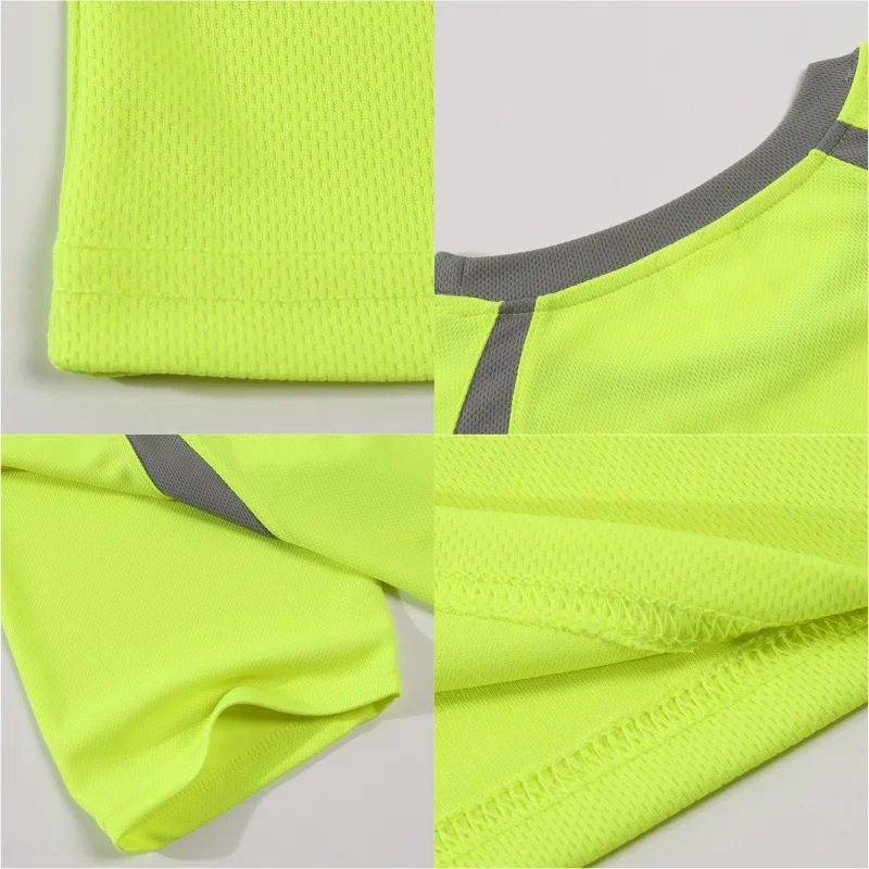 T-shirt sportive personalizzate per la primavera e l'estate, stampa personalizzata di loghi freschi e ad asciugatura rapida - immagine 5