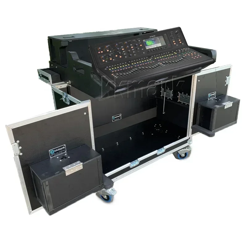 Console Mixer Dj Personalizzata Flip Flight Case Per Midas M32, Allen Health Sq6, Behringer X32