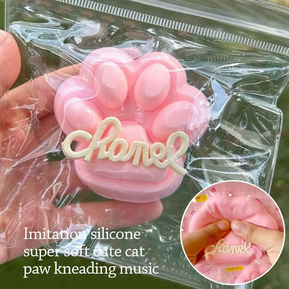 Cute Squeeze Toy Squeeze Cat Paw Toys Sticky Abreact Pinching Decompressing Kids Adults Toys Xmas Gifts Soft Relief Relax Toys 2