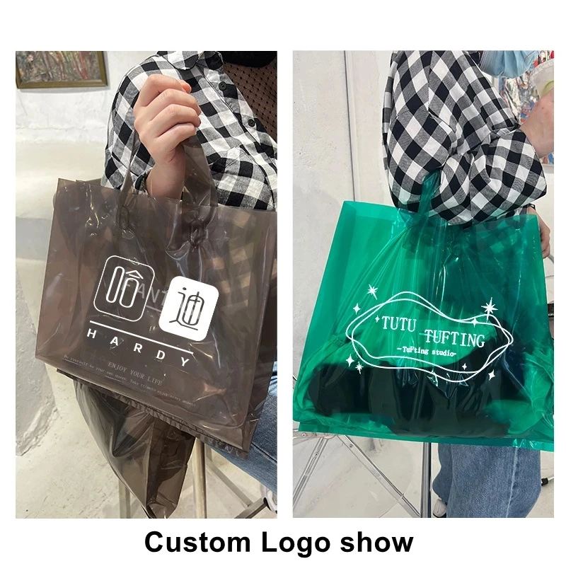 Custom Clear PVC Tote Bags  Printed Tote Bags with Logo