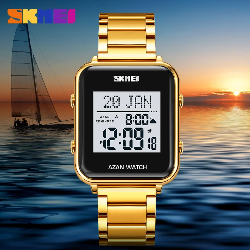 SKMEI Fashion Casual LED Digital Man Woman Watch Luxury Waterproof Sport Wristwatch For Men Chrono Alarm Electroni Clock Reloj