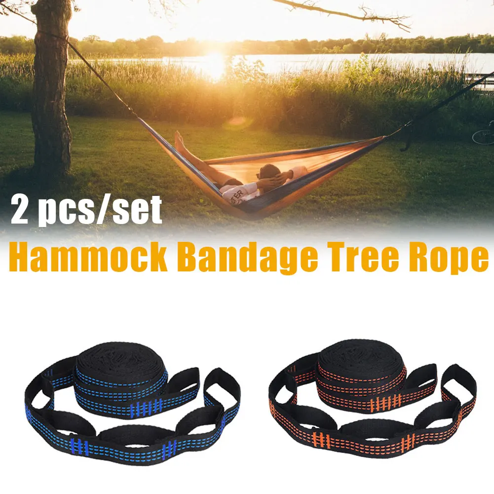 2Pcs Outdoor Hammock Tree Straps Set 5 Ring High Load-Bearing Barbed No-Stretch Heavy Duty Straps for Hammock Black outdoor furniture cushions