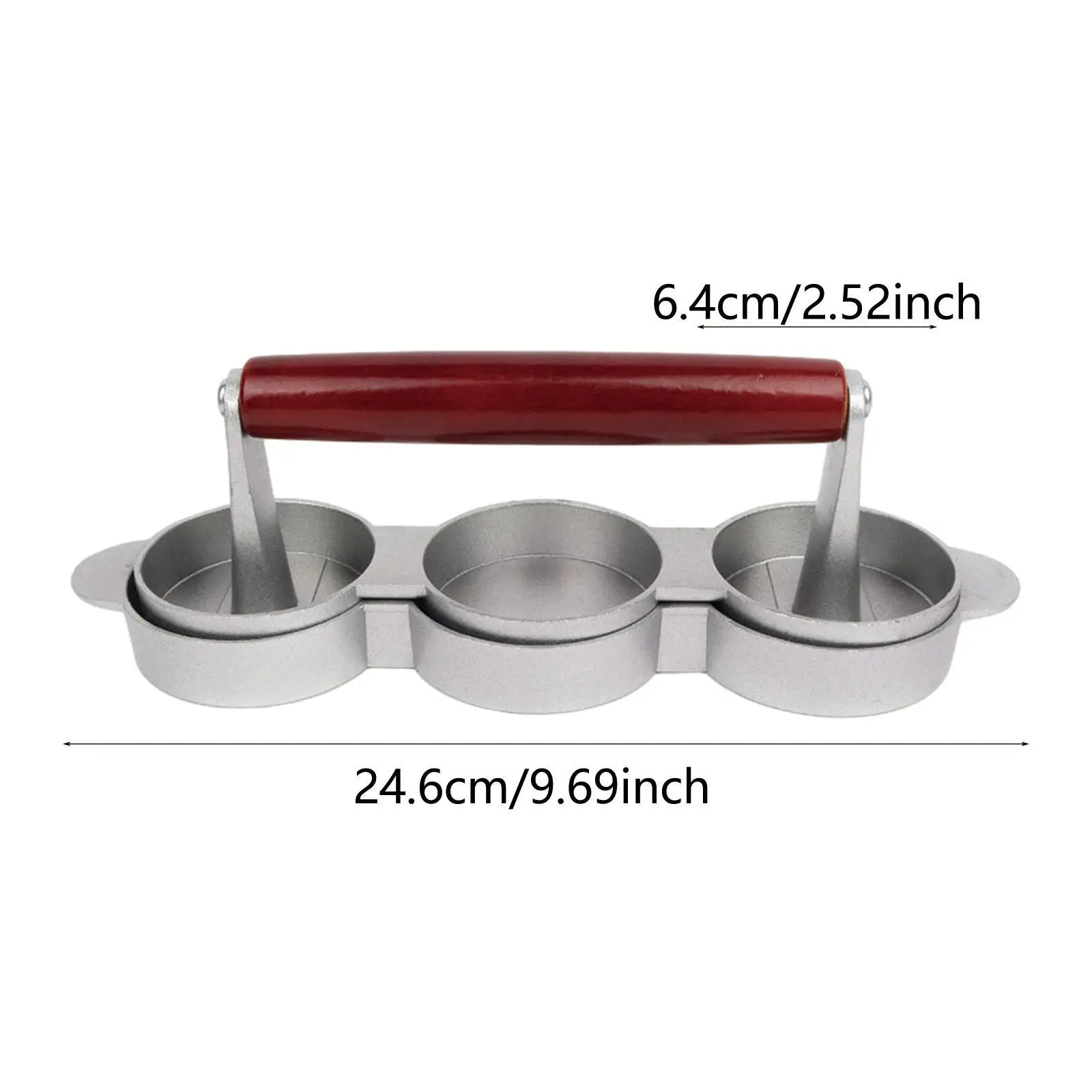 Burger Press Meat Presser Hamburger Meat Beef Grill Press Hamburger Patty Maker Aluminum Alloy for Veggie Sandwich Steaks