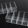 2/3pcs Clear 12 Grid Lipstick Stand Case Makeup Organizer Storage Box Lipstick Display Holder Cosmetic Jewelry Organizer Box 2