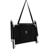 Folding chair 2Pack Lightweight Water Resistant Beach Chairs with Shoulder Strap and Slip Pocket Folds Thin(Black) Folding chair 4