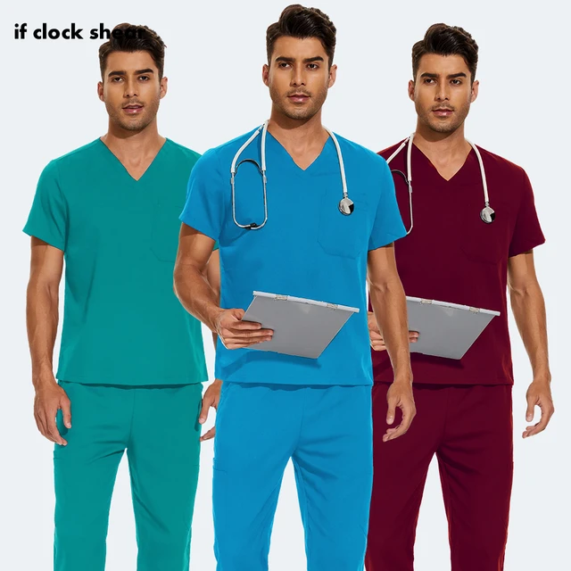 Medica Workwear Scrub Tops+pant Nursing Uniform Surgery Scrubs