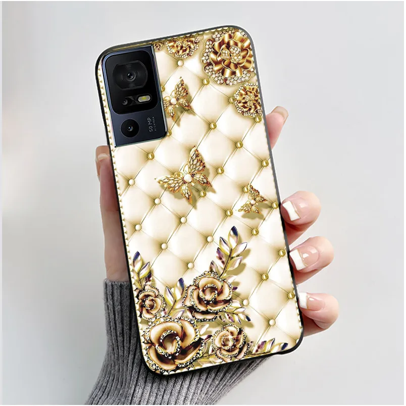 Luxury Cute Cartoon Black Soft Silicone Protective Phone Case