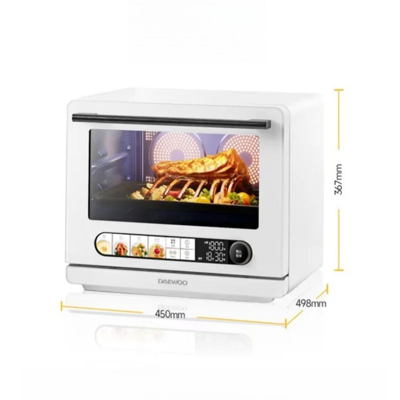 DAEWOO 26L Micro Steaming Baking and Frying Oven Machine Double Fan Electric Oven Multi Functional Steam Machine 220V