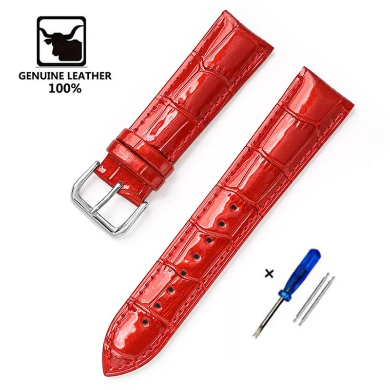 جلد طبيعي حزام (استيك) ساعة 12 مللي متر 14 مللي مت...