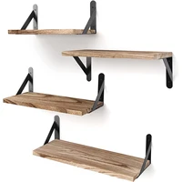 Étagères flottantes pour mur, étagères, étagère murale en bois pour salon, salle de bain, chambre à coucher, cuisine, décoration de la maison 1