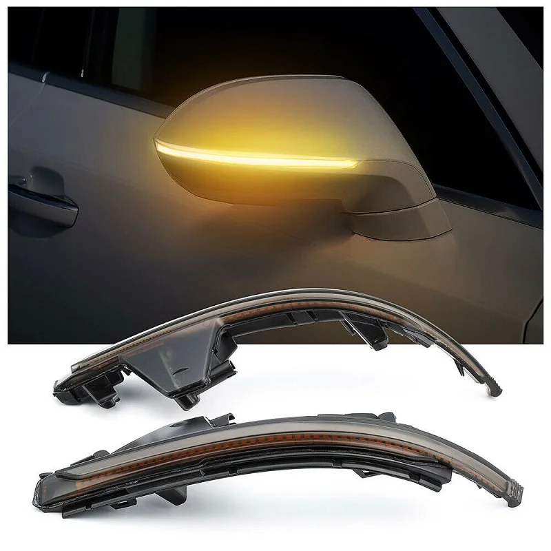 

2pcs Dynamic Blinker LED Turn Signal Side Mirror Lights Indicator For Audi A7 S7 4G 2010-on 4G8949101 4G8949102 Led Lights