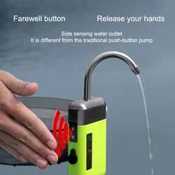 Smart Sensor Automatic Water Pump Rechargeable Mini Aquarium Air Pump Multifunctional Fish Tank Pump for Aquarium