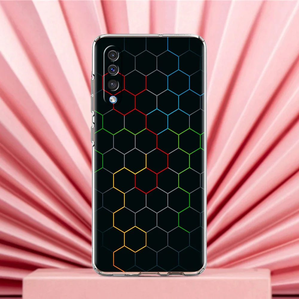 Honeycomb Pattern Phone Case - Stylish Protection Cover