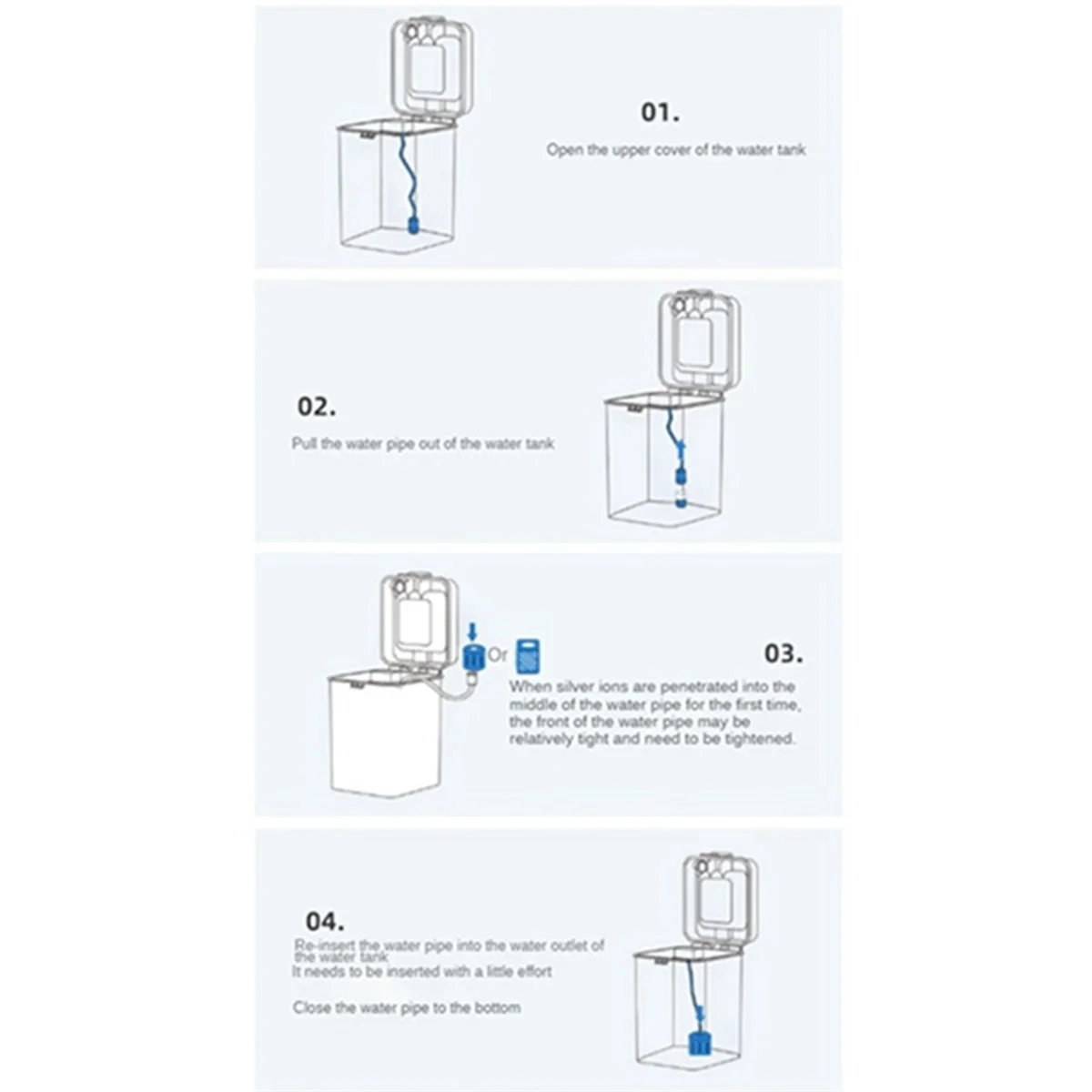 Antibacterial Silver Ion Module for Dreame X10 S10 S10plus W10S S20 X20 L10s Ultra Vacuum Effective Cleaning Parts 6