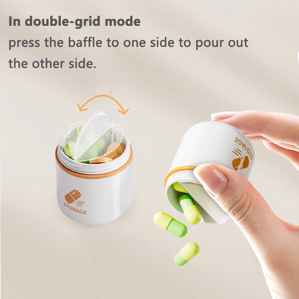 صندوق حبوب دائري علبة حبوب منع الحمل توزيع الأدوية...