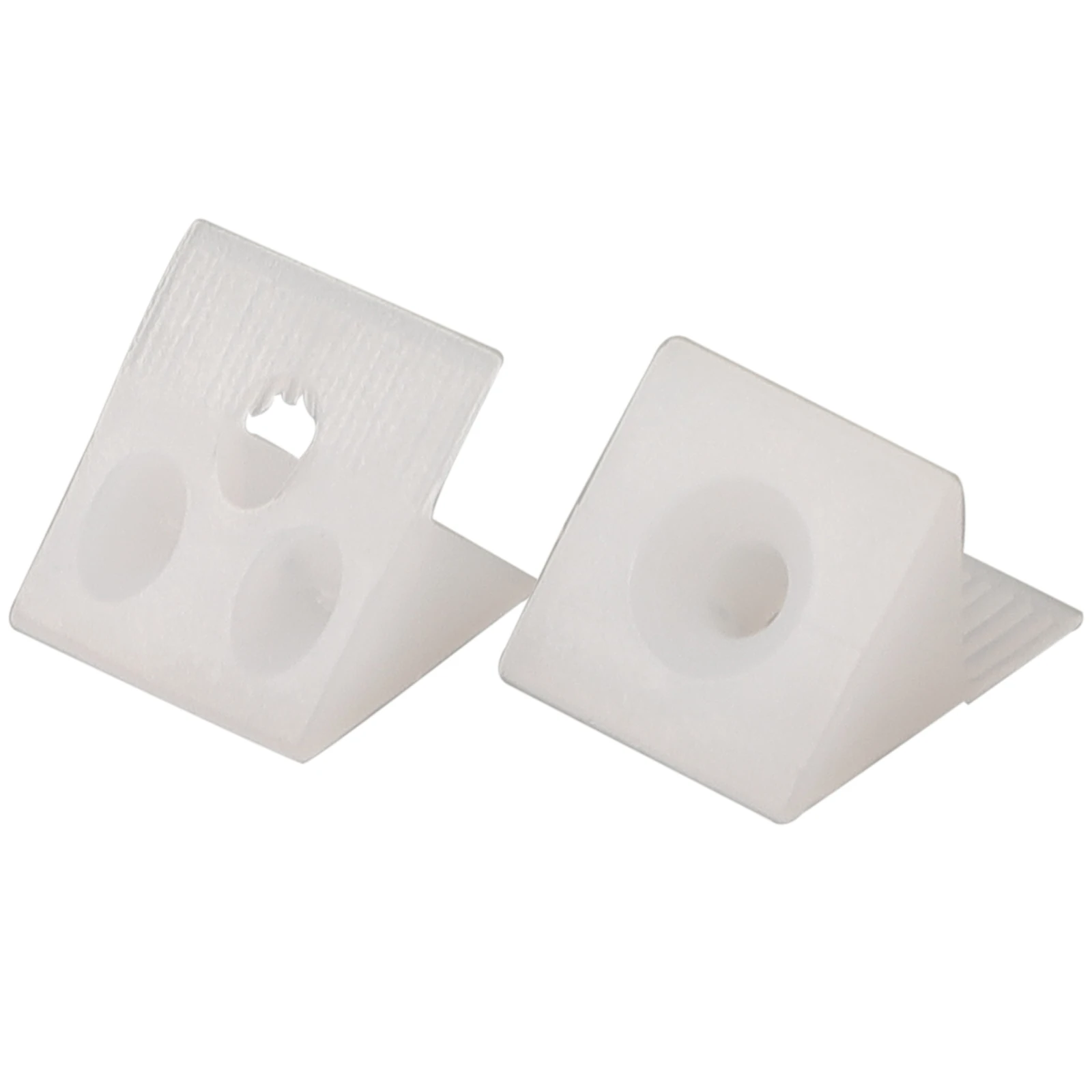 100 X Repair Fixing Drawer Chest Bottom Sagging Support Mending Wedge Screw Home Hardware Bracket 15*13*9mm Bevel Plate Support