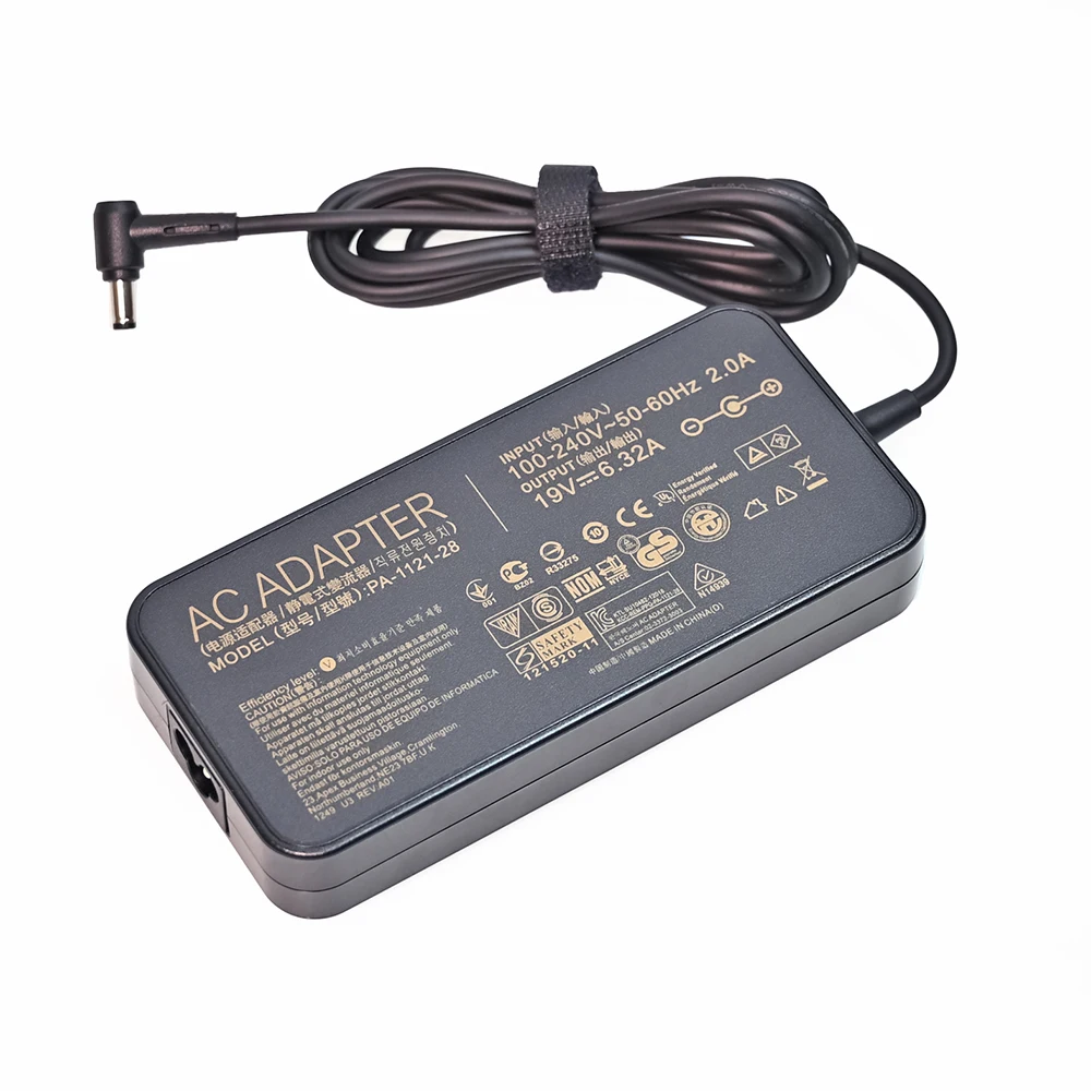 19V 6.32A 120W 6.0*3.7MM 노트북 충전 어댑터 (아수스 TUF 게이밍 TUF705DD TUF765DD FX505DY FX705DY TUF505DY TUF705DY FX505GD 호환)