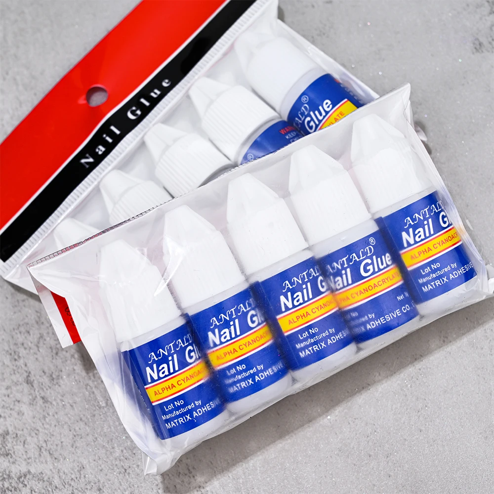 Fast Drying Nail Art Glue Tips Glitter UV Acrylic Rhinestones Decorations Nail Glue Gel False Tips Manicure Adhesive Bond Glue # 4