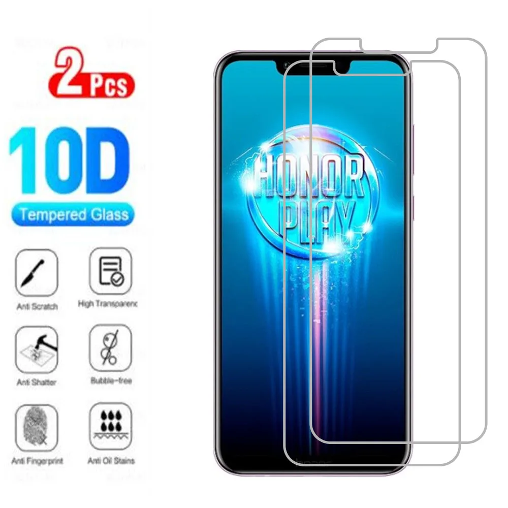2Pcs Original Protective Tempered Glass For Huawei Honor Play 6.3&quot COR-L29 COR-L09 AL00 Screen Protector Cover Film |