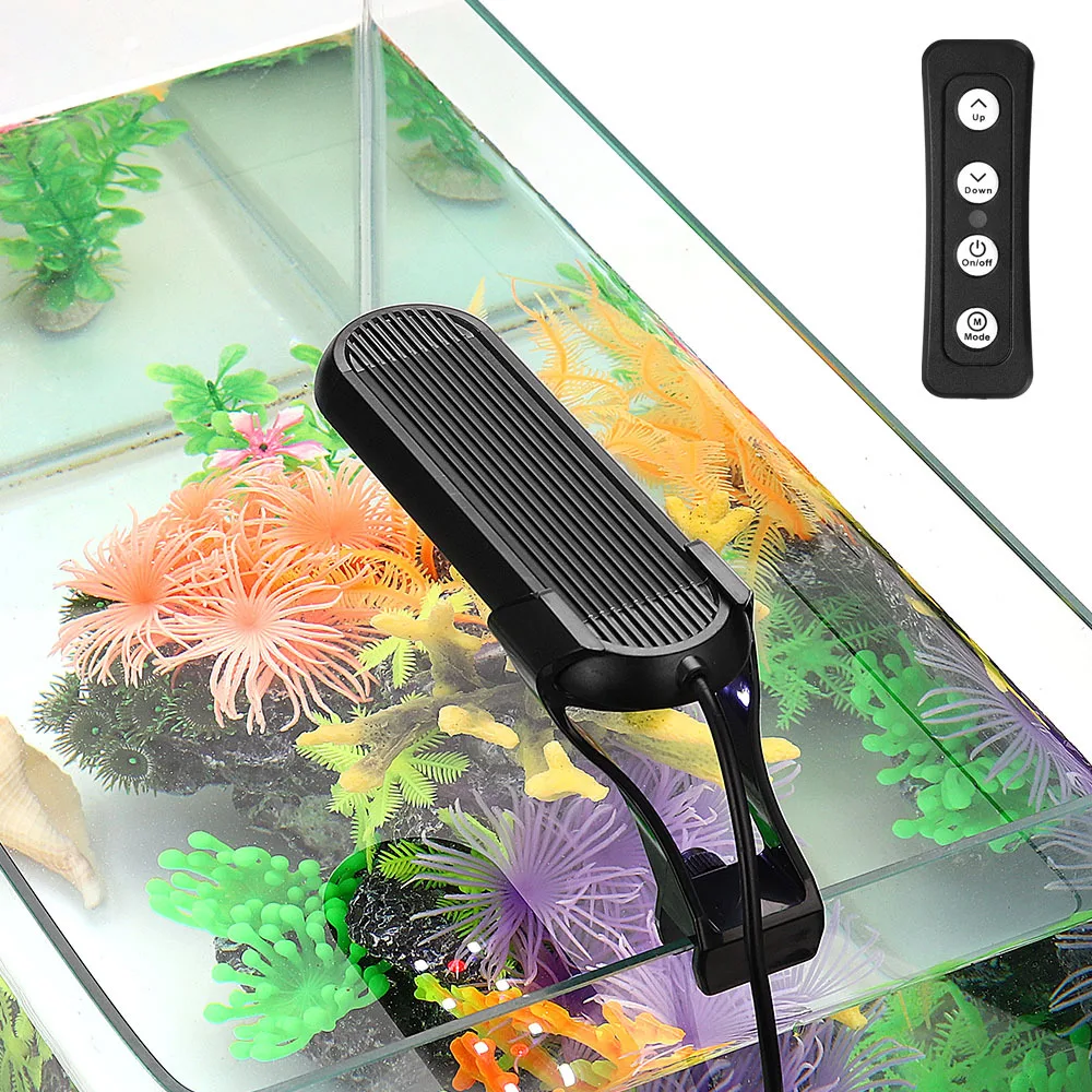 

Colourful LED Aquarium Light Lighting RGB Plants Grow Light USB Aquatic Plant Lighting Waterproof Clip-on Lamp For Fish Tank 6W