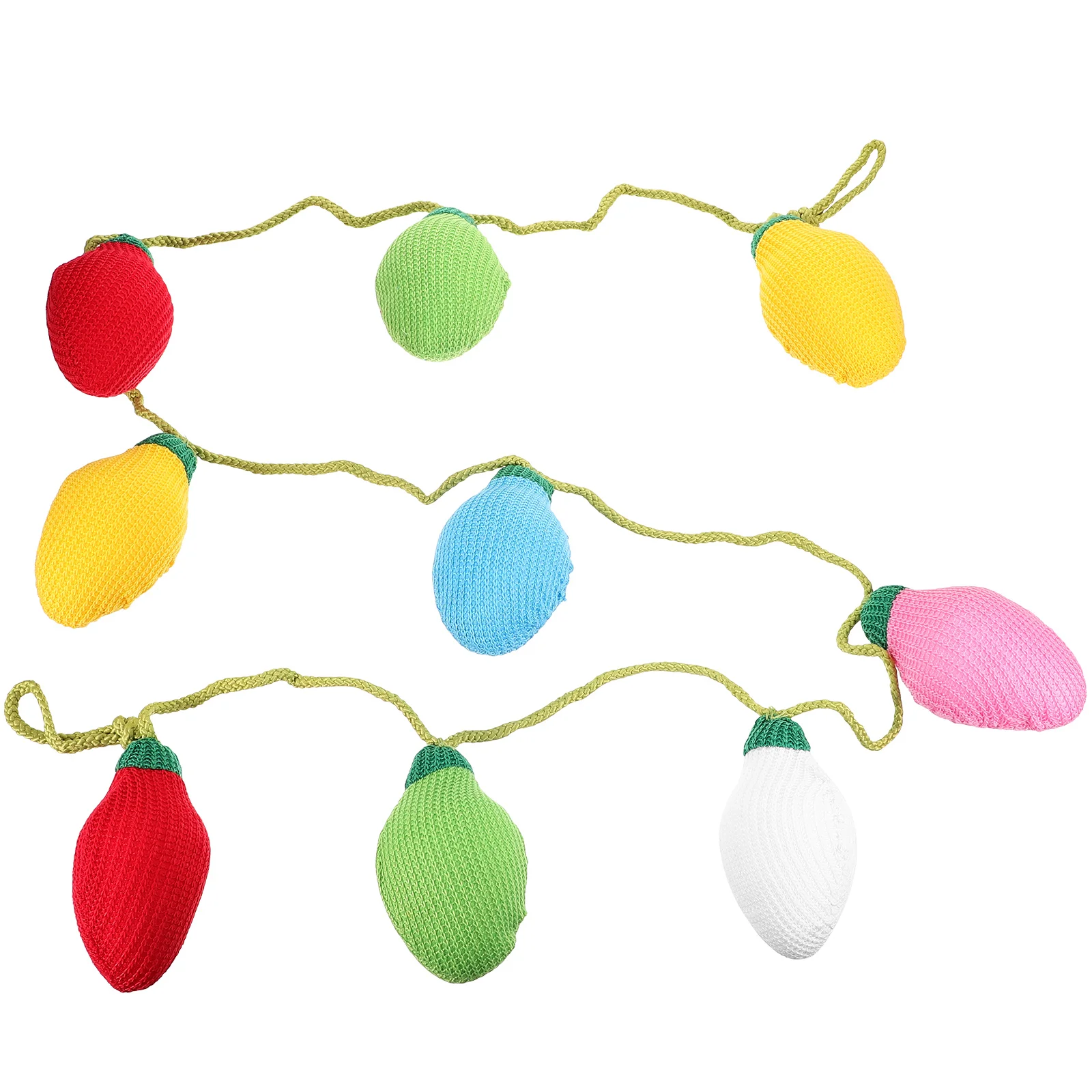 

Garland Pom Pendant Xmas Ball Felt Christmas Wool Pastel Diy Decor Party Layout Scene Tassel Rainbow