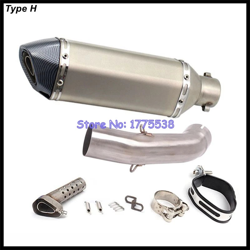 For KTM 390 250 Adventure ADVMotorcycle Exhaust Escape Moto Muffler Middle Link Pipe DB Killer for KTM 390 ADV 250 ADV 2020-2022 - Image 5