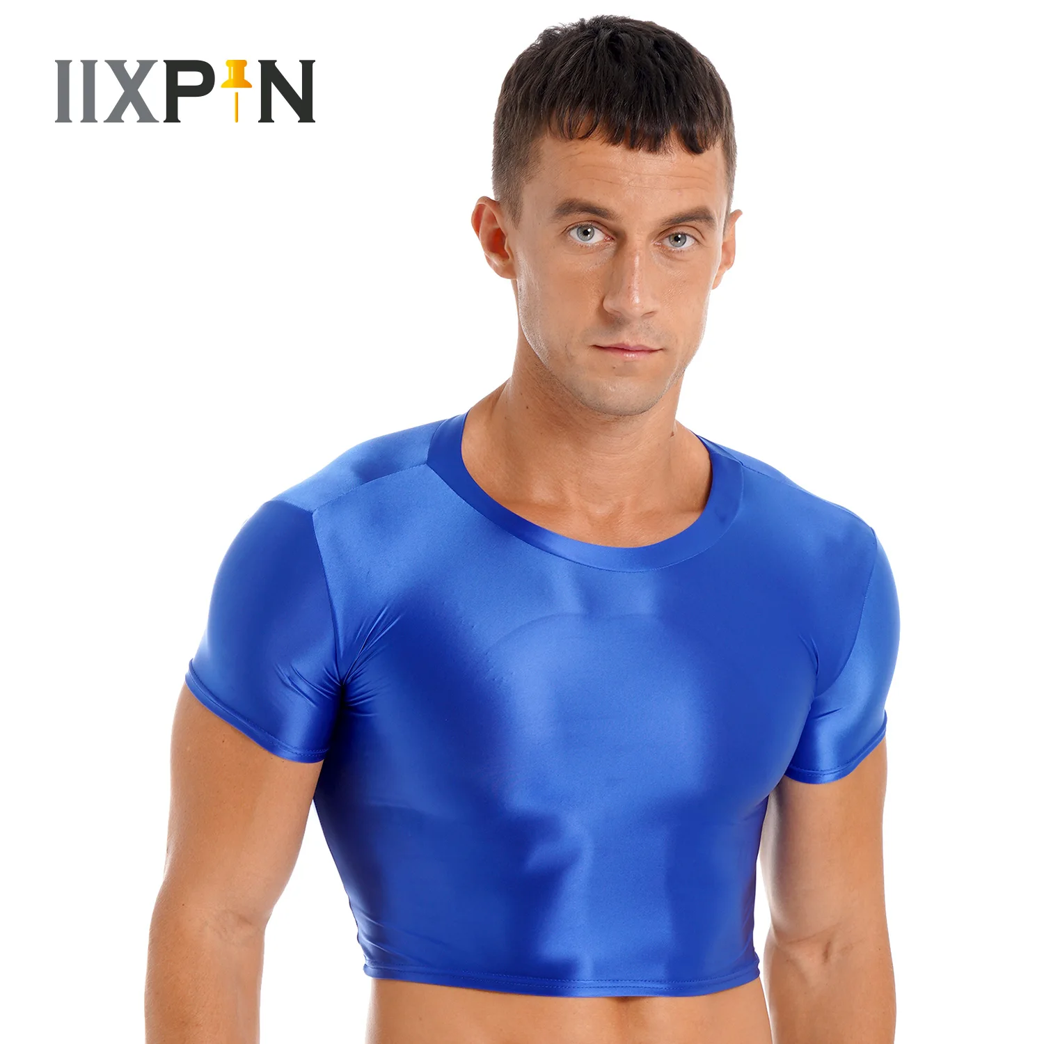 Men's Sexy Short Sleeve Sexy Shirts Men Party Sexy Men's Clothing