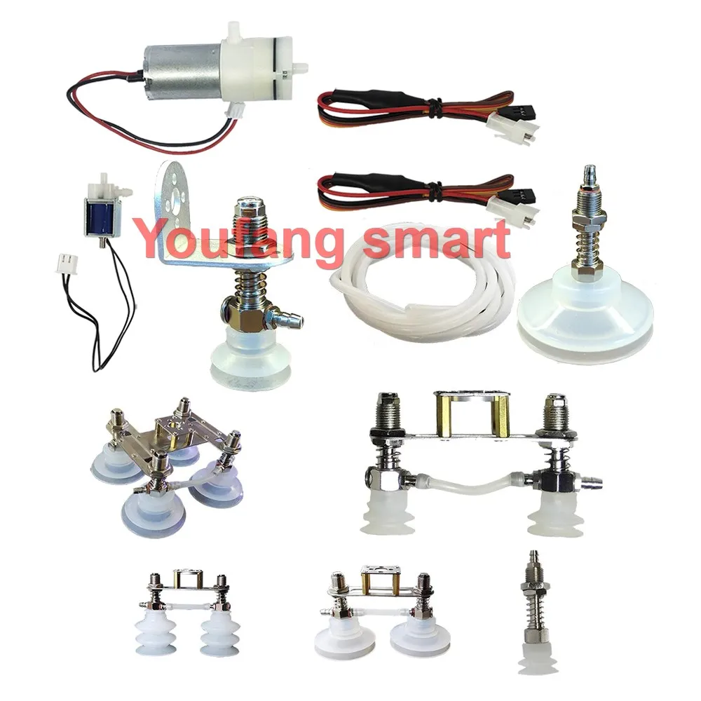 1-20Kg Load PWM Control Servo Support Robot Arm Claw Air Pump Solenoid Valve Suction Cup Arduino Programmable Robot DIY Kit