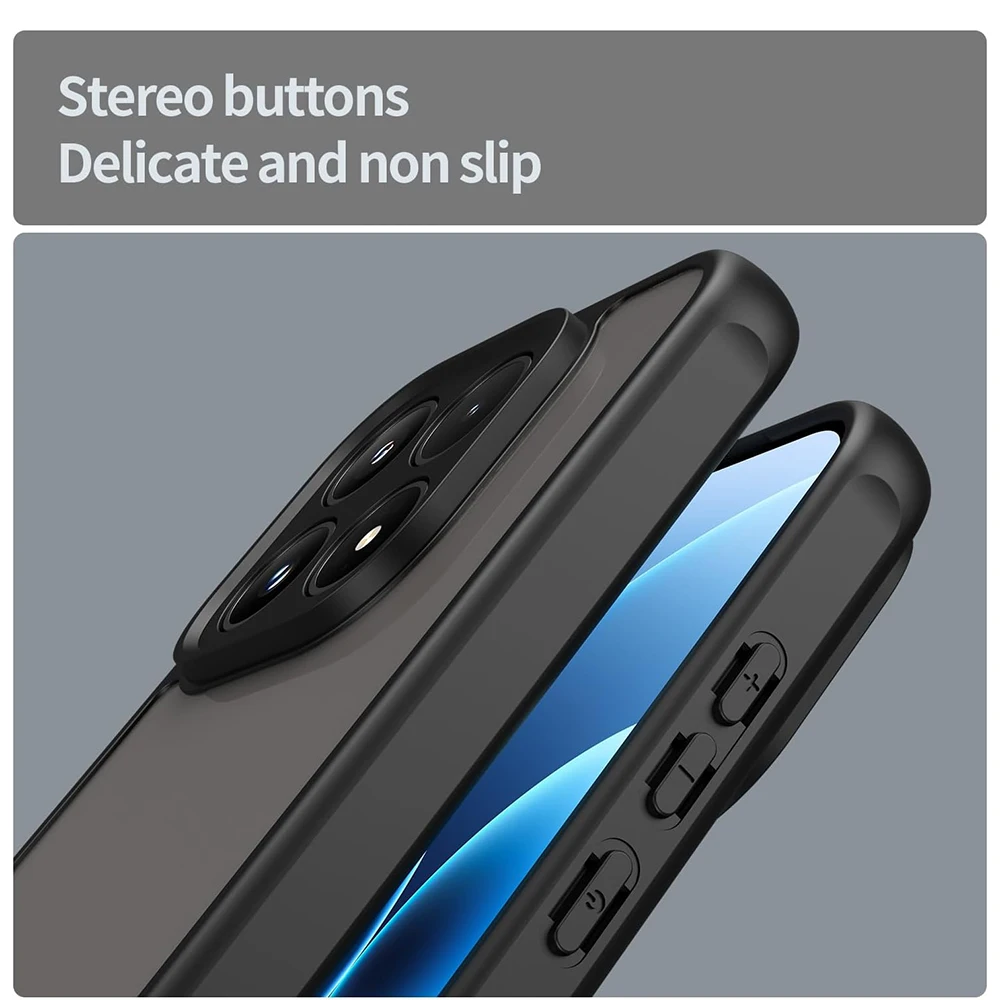 Rugged Military-Grade Protective Case – Ultra Hybrid Hard PC Matte Silicone Soft Shell