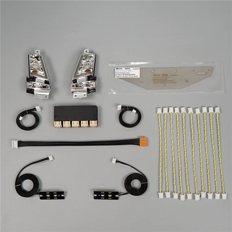 

1 Set PCB 4-in-1 Running Water Lamp Set Suit for 1/14 Tamiya RC Truck Car VOLVO FH16 56360 56362 Diy Parts Toys