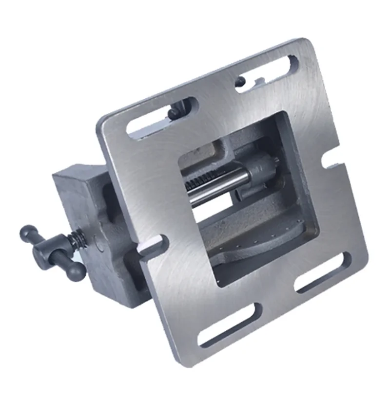 1 Piece 3-Inch 75mm Clamp Tilting Guide Rod Angle Flat-Nose Pliers 0-90 Degree Inclined Drilling Machine Vise 5