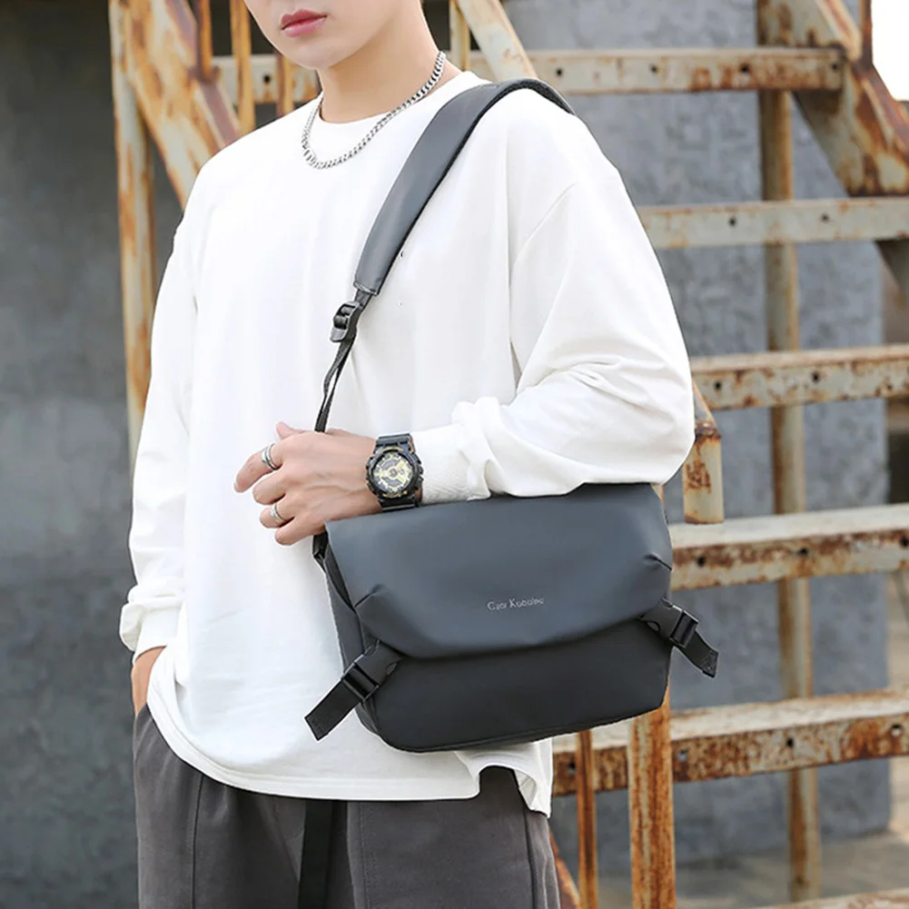 Borsa a tracolla da uomo Borsa a tracolla con cuscino Oxford di grande capacità Impermeabile Traspirante Durevole Resistente ai graffi per_voghion.com