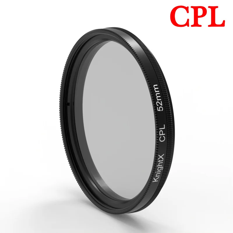 KnightX Mobile Phone Lens Universal  Polarizer Camera Lens CPL Star Variable ND Filter For all smartphones 37mm 40.5mm 52mm 5