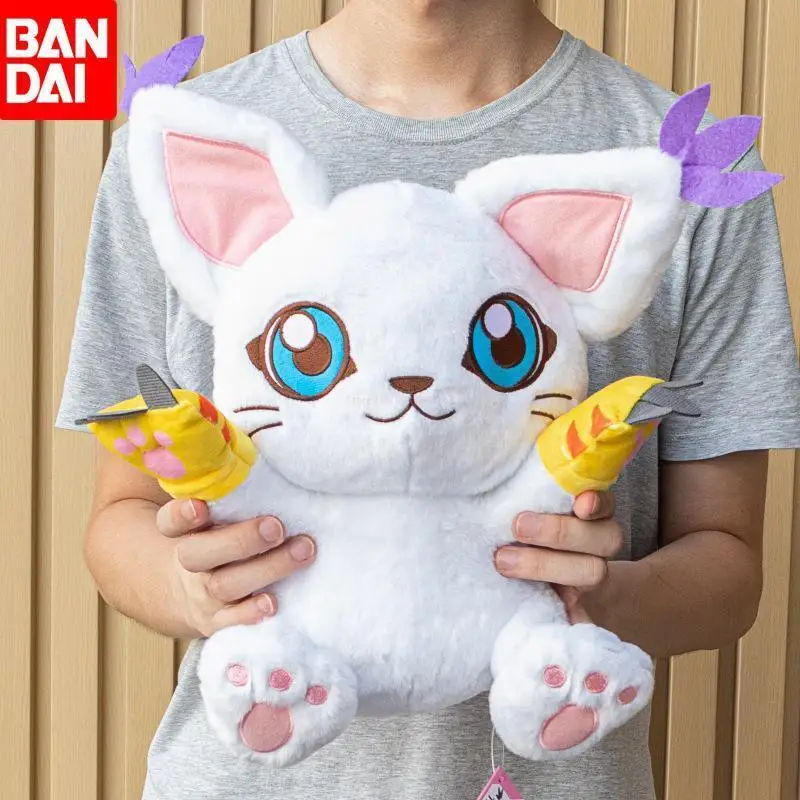 

New Digimon Adventure Action Figure Plush Toy Patamon Tailmon Cartoon Stuffed Sitting Position Doll Soft Pillow Room Decor Gifts