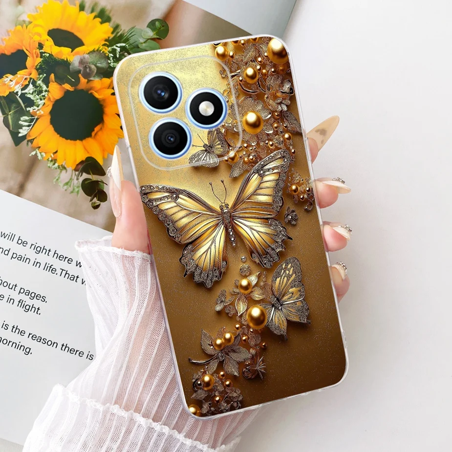 Luxury Butterfly Painted Soft Silicone Phone Case - Stylish & Slim Cover