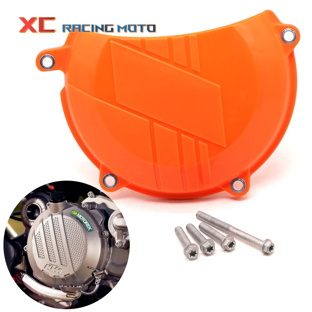 

Motorcycle Orange Clutch Case Cover Guard Protector For KTM SXF XCF EXC XCW SXF450 XCF450 EXC450 XCW450 EXC500 XCW500 Dirt Bike