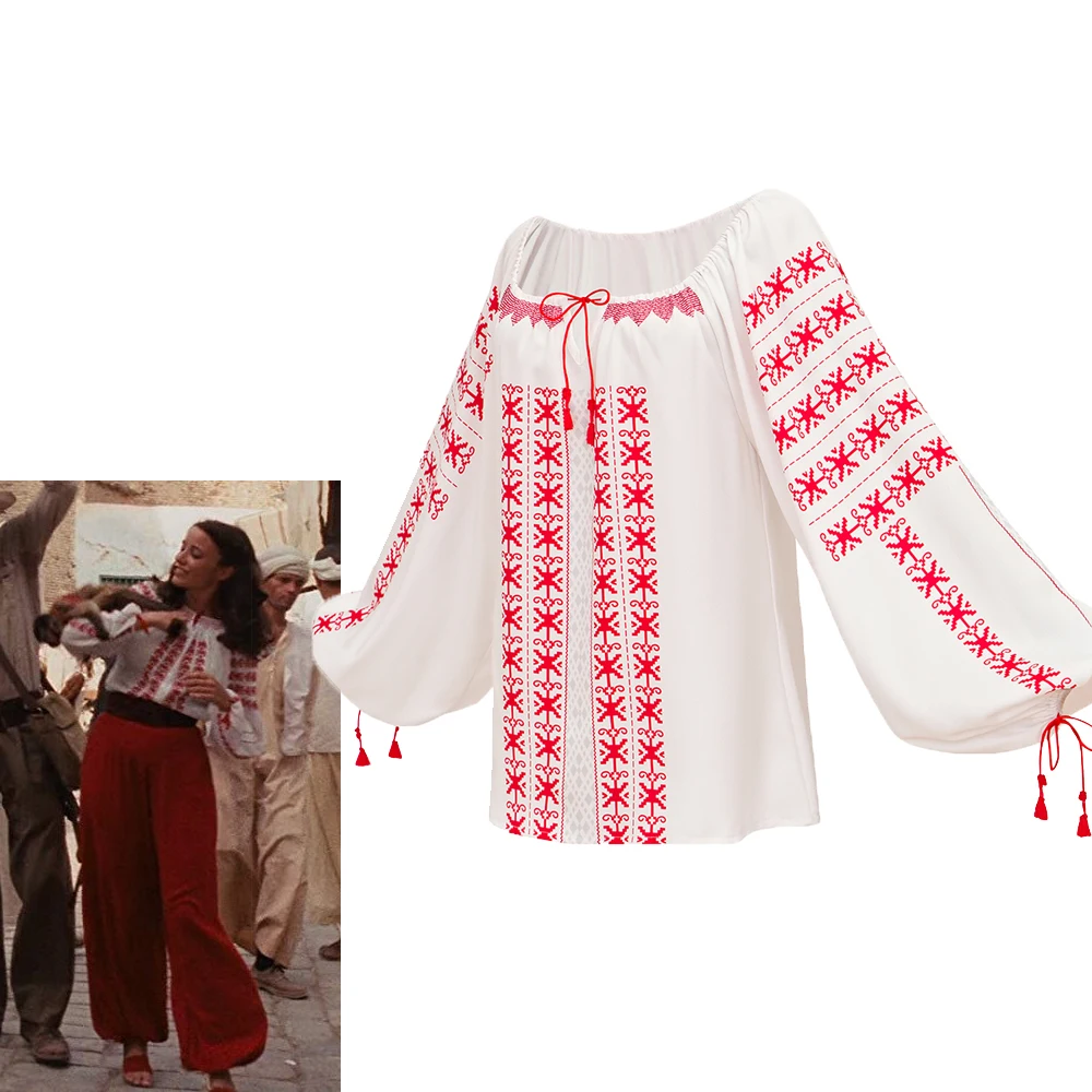 marion ravenwood peasant blouse