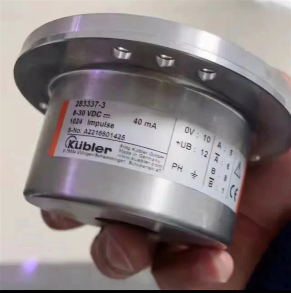 Kubler 283337-3 인코더 교체 대체 칼트 GHB80-6.5C12-1024BMK526, 80 mm 외경 1024ppr M23 커넥터