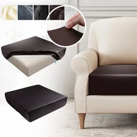 PU Leather Couch Sofa Cushion Slipcover Waterproof Elastic Chair Seat Covers Sofa Furniture Protector Slip Cover for Living Room 1