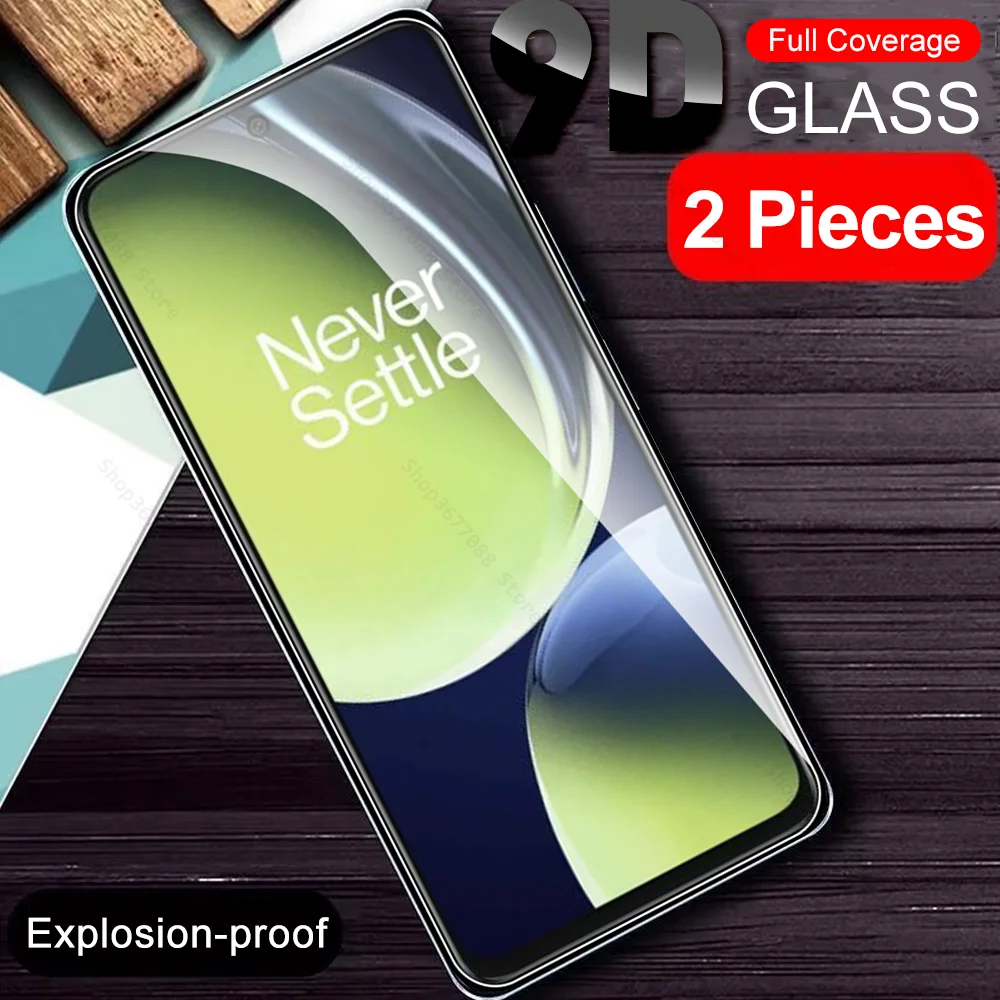 

2pcs For OnePlus Nord CE 3 Lite 5G Full Cover Tempered Glass One Plus NordCE 3Lite CE3 Light CPH2467 2023 Clear Screen Protector