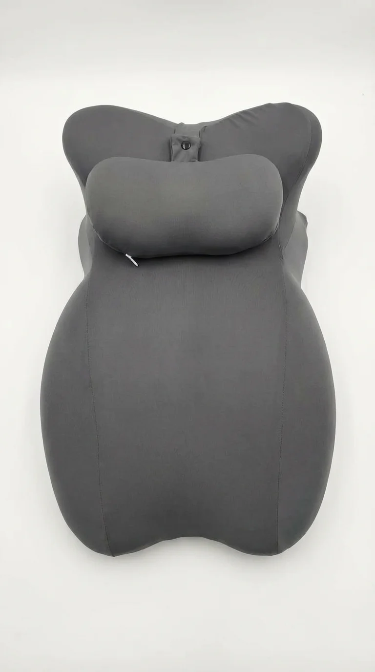 Memory Foam Rest Pillow for Sleeping And Reading - Back Pain Relief Prone Pillow for Comfortable Bedtime Acid Reflux Support