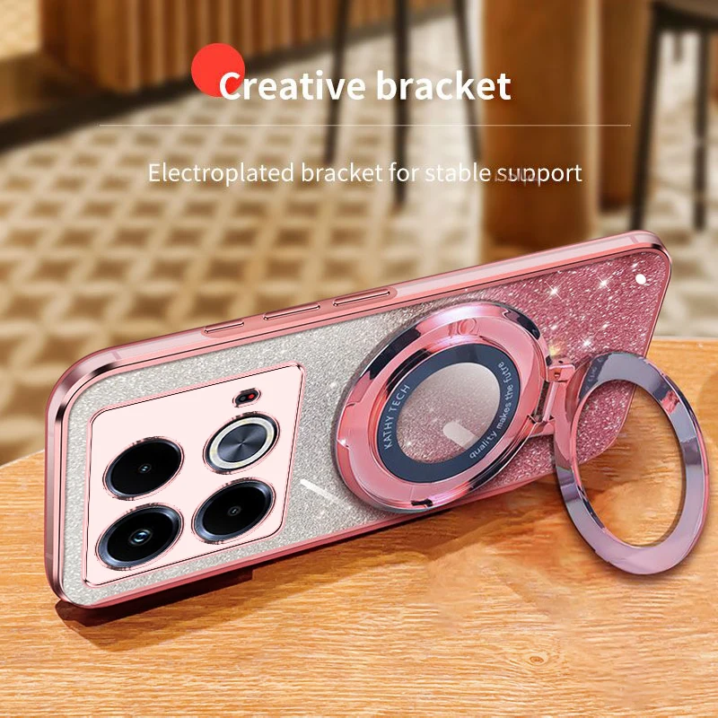MagSafe Magnetic Wireless Charge Holder Case with Original Bracket