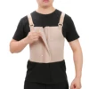 Men Rib Injury Belt Chest Binder, Chest Brace Chest Compression Suppor Rib Bandage Wrap for Sternum Injuries 2