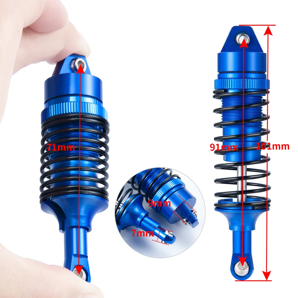 MIBIDAO RC Auto Ersatzteile Abgedichtetes Lager Lenkbecher Schwinge Stoßdämpfer CVD Getriebe Befestigungsstifte für 1/10 Slash 2WD – Detail 30