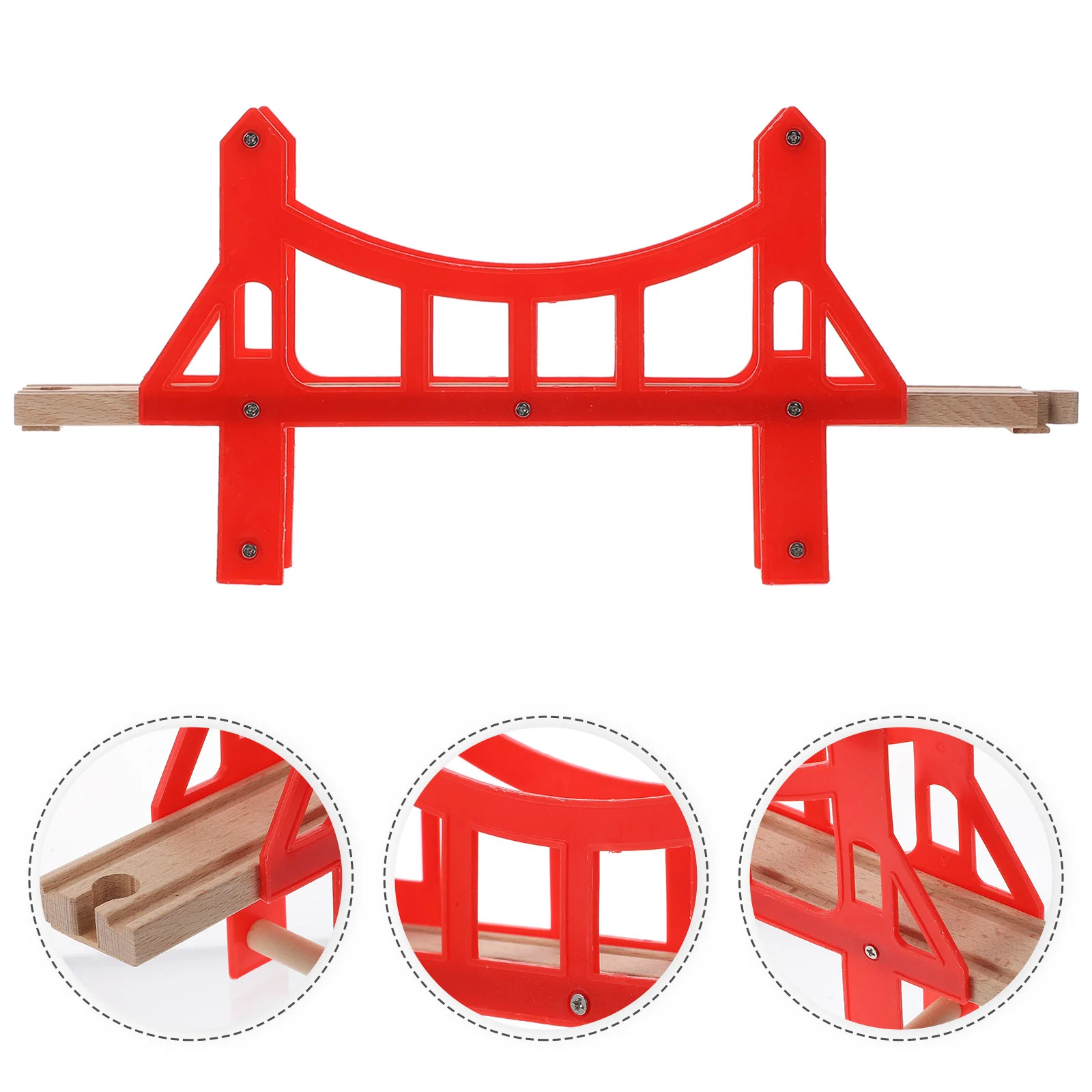 Children’s Toys Track Train Scene Bridge Universal Railway Expansion Accessories Model